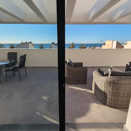 Penthouse El Carmelo 50 Meters From Beach, Huge Terrace * Algarrobo Costa